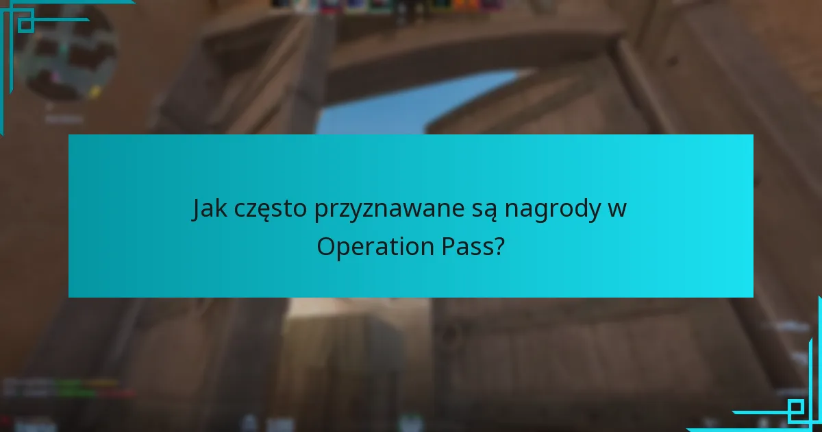Jakie rodzaje nagród mogą zdobywać gracze w Operation Pass?