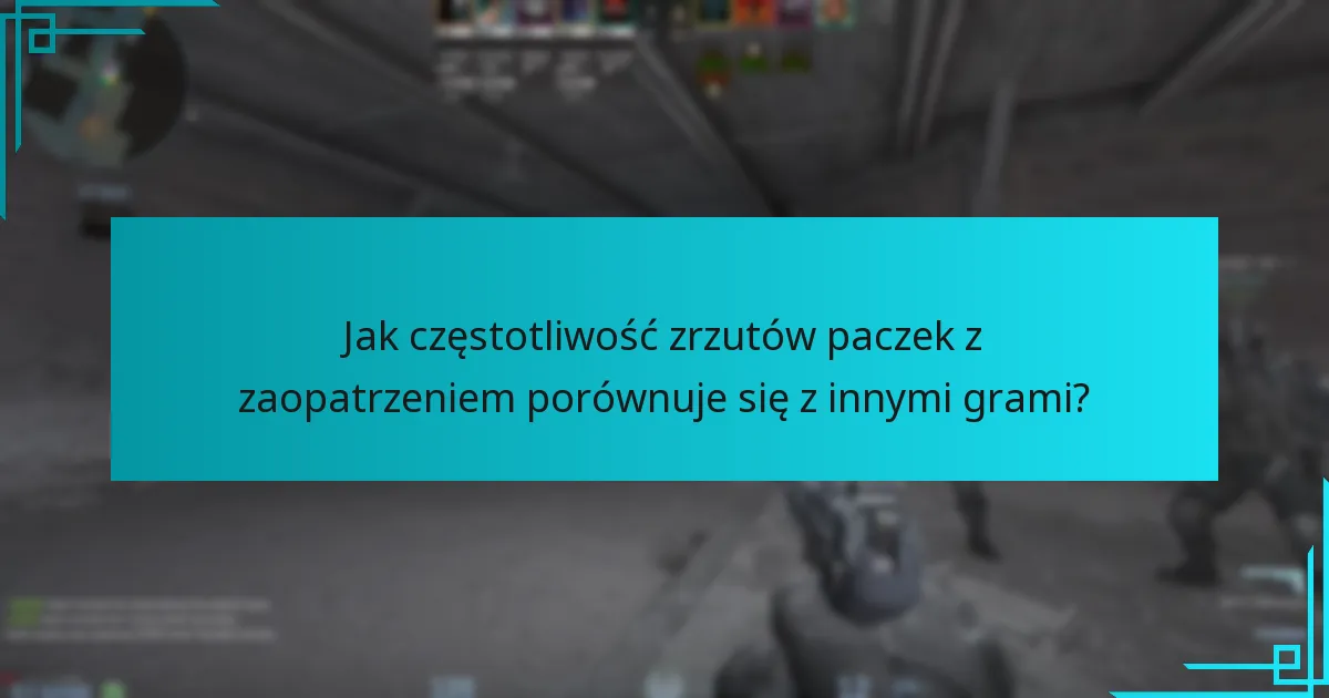 Jak gracze mogą strategicznie wykorzystać paczki z zaopatrzeniem?