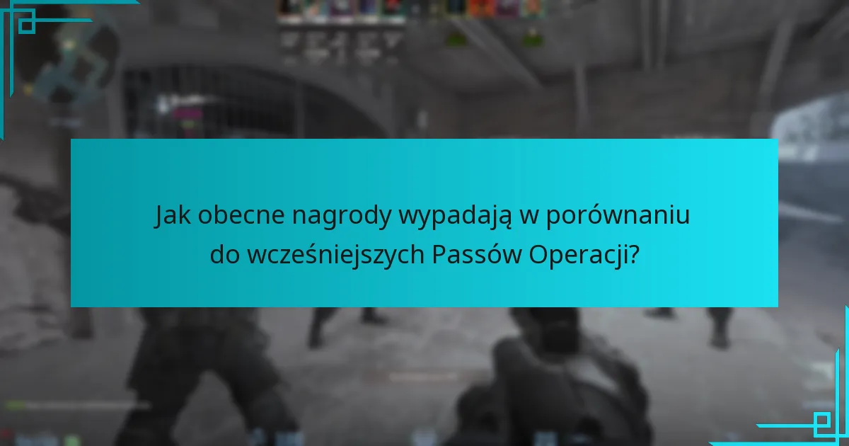 Jak gracze mogą zdobywać nagrody w Passie Operacji?